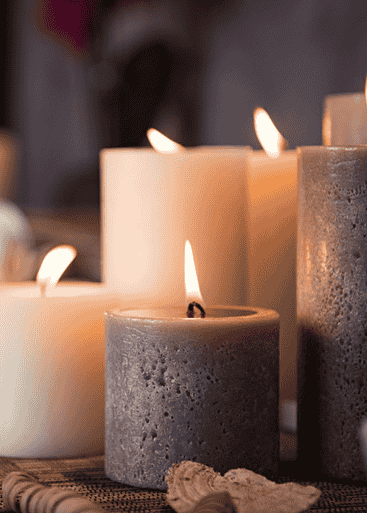 Spa candles